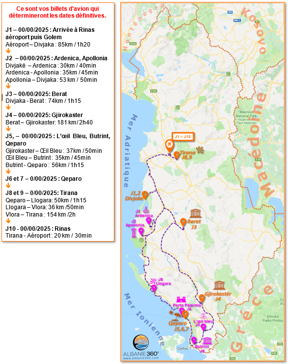 Carte Riviera & Patrimoine